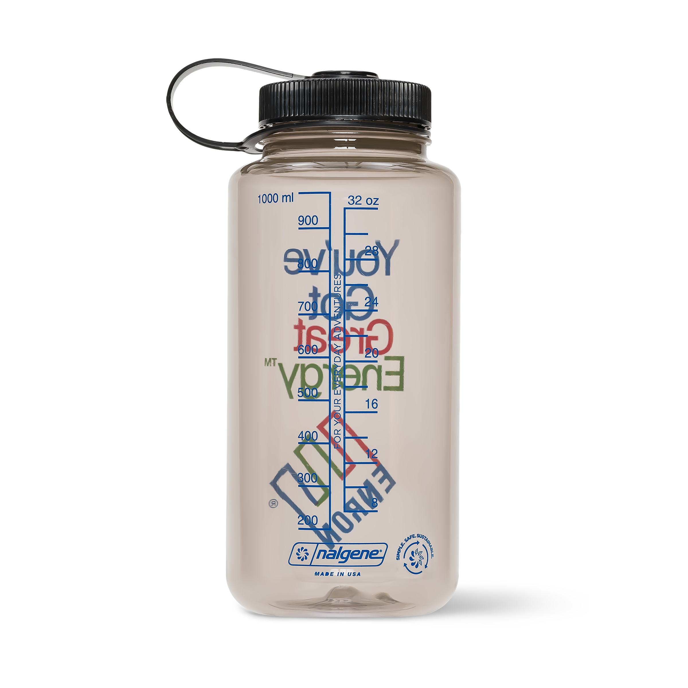 Great Energy Water Bottle - Clear