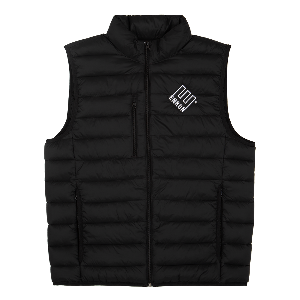 Corporate Puffer Vest - Black