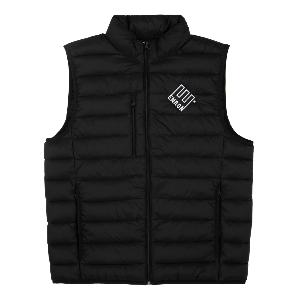 Corporate Puffer Vest - Black