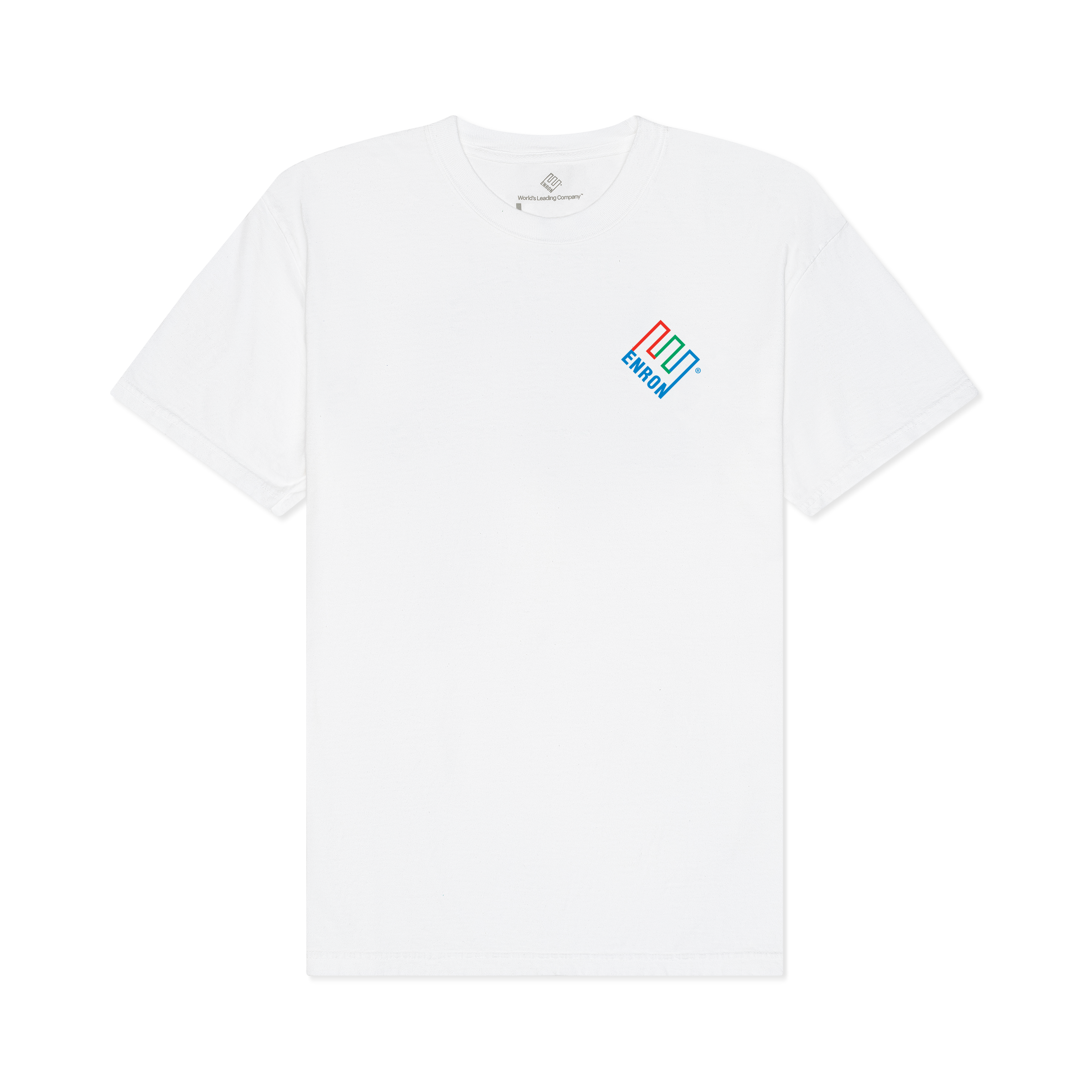 E is for Enron Tee - White
