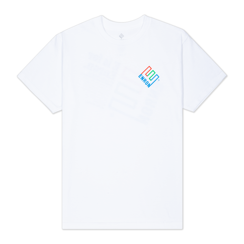 E is for Enron Tee - White