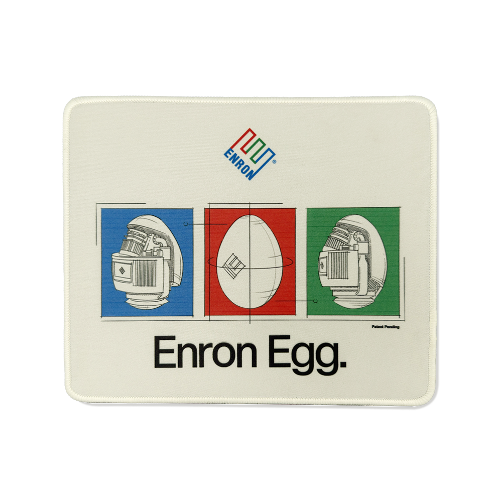 Enron Egg Mouse Pad - Ivory