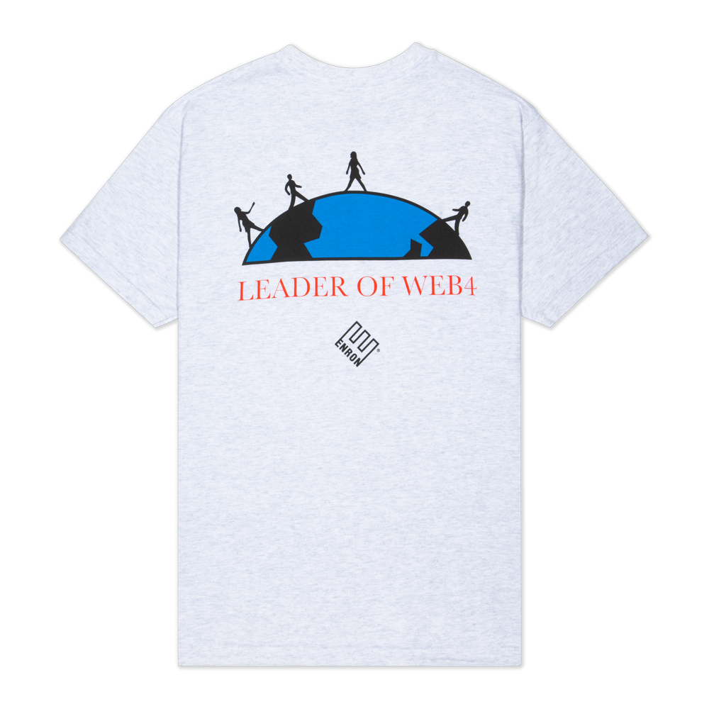 Leader of Web4 Tee - Ash Grey