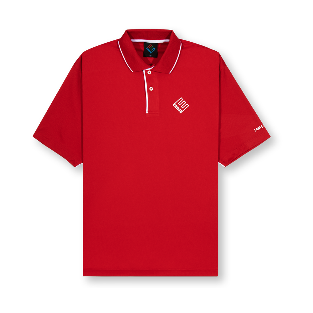 Enron Golf Polo - Red