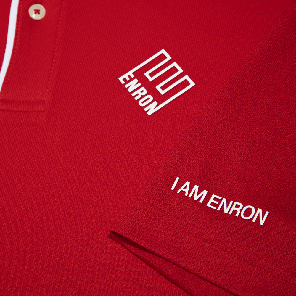 Enron Golf Polo - Red